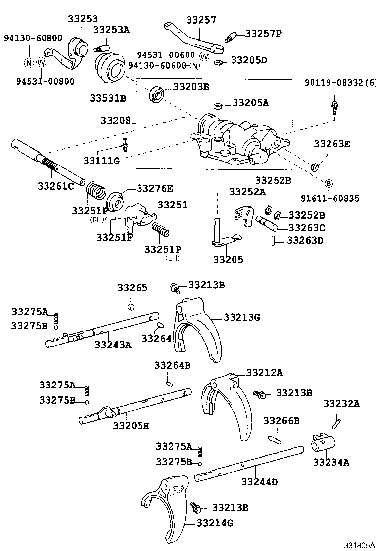 Exploded illustration 331805A