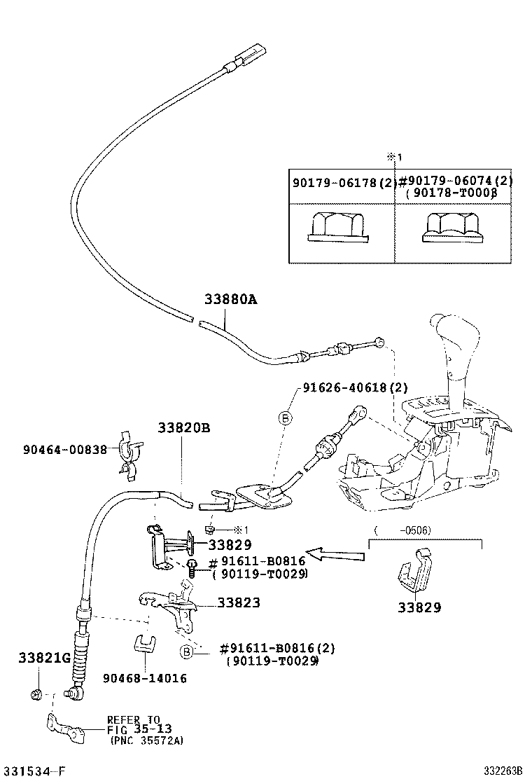 Exploded illustration 332263B