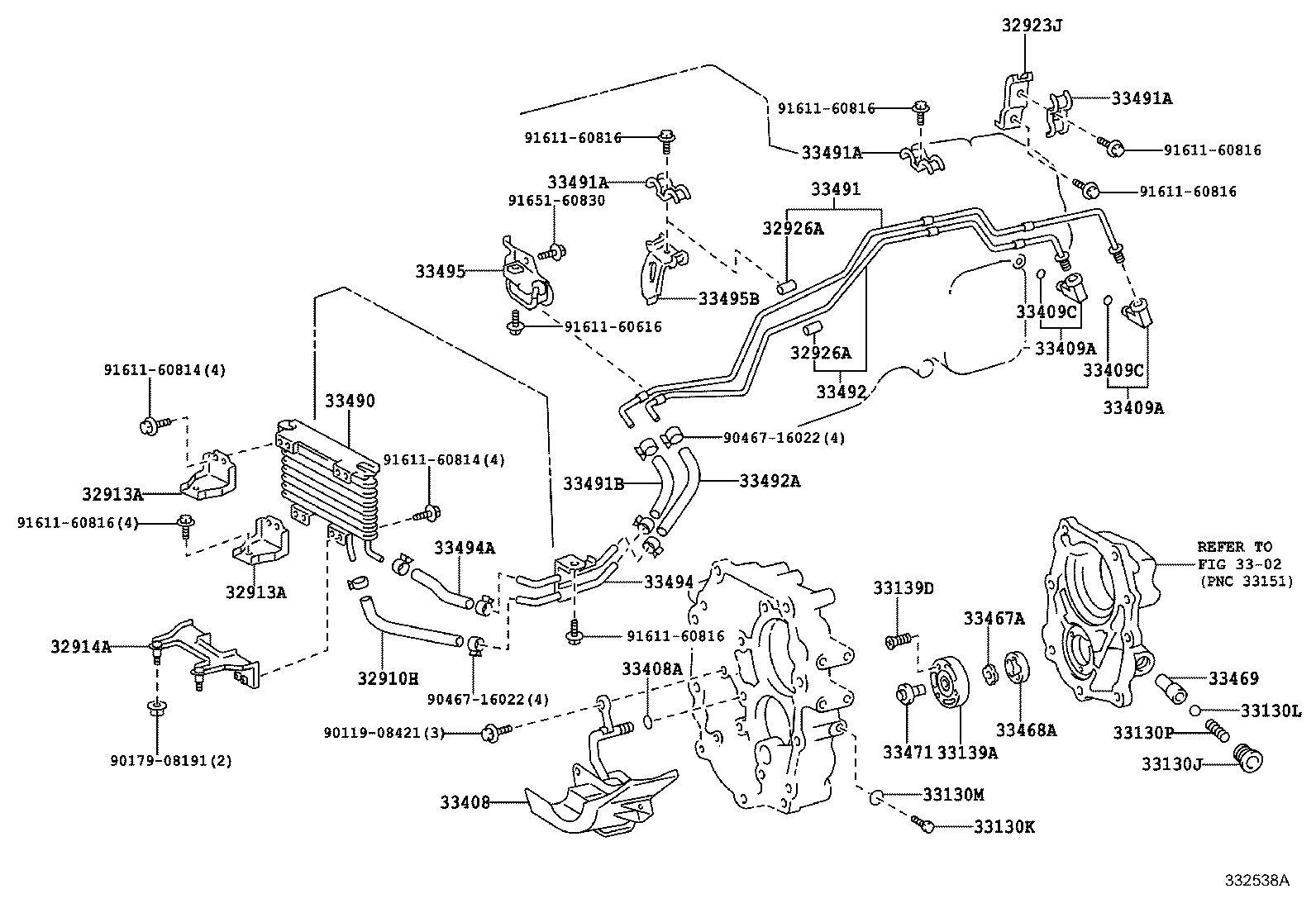 Exploded illustration 332538A