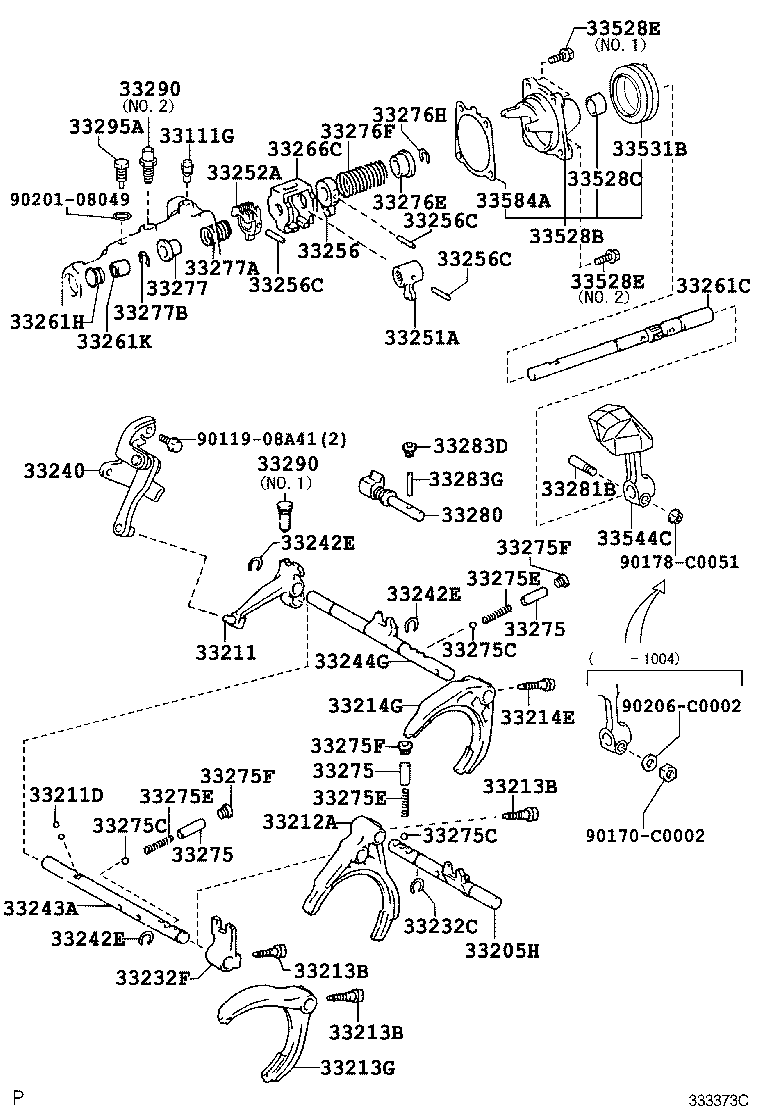 Exploded illustration 333373C