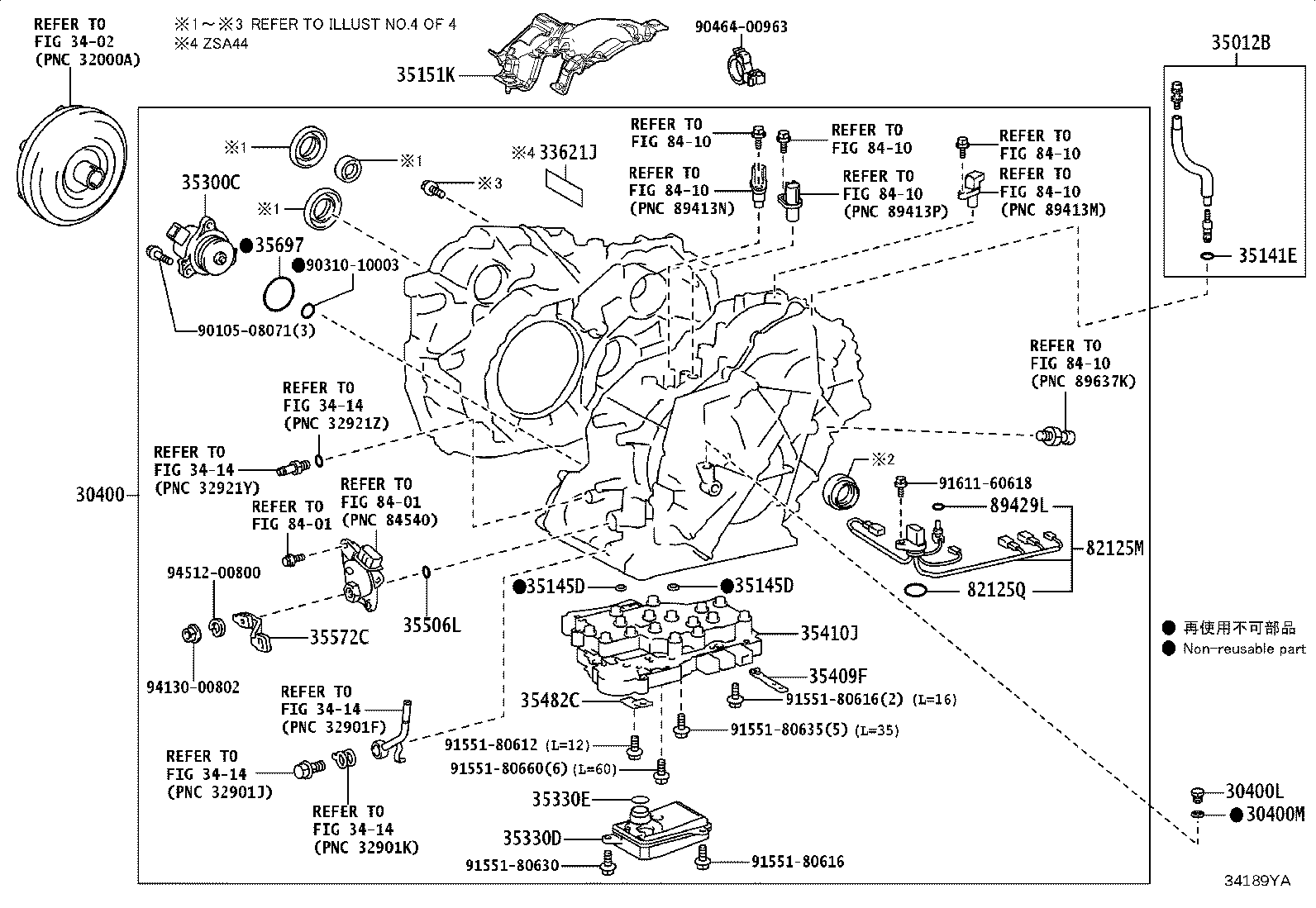 Exploded illustration 34189YA