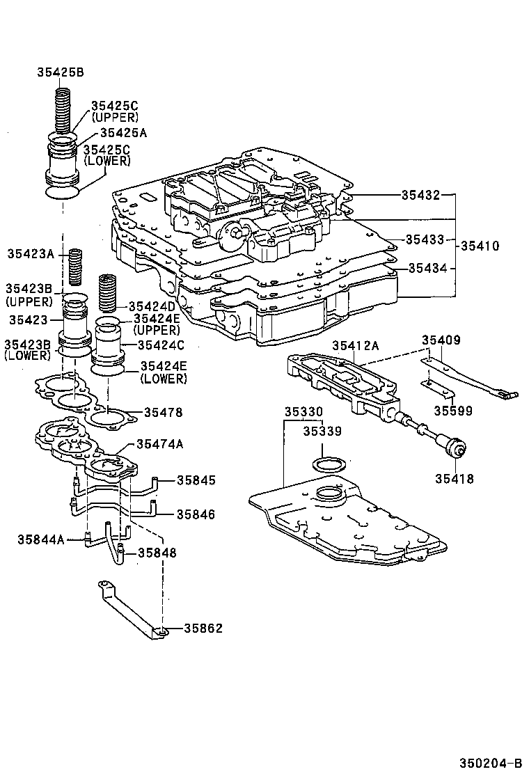 Exploded illustration 350204B