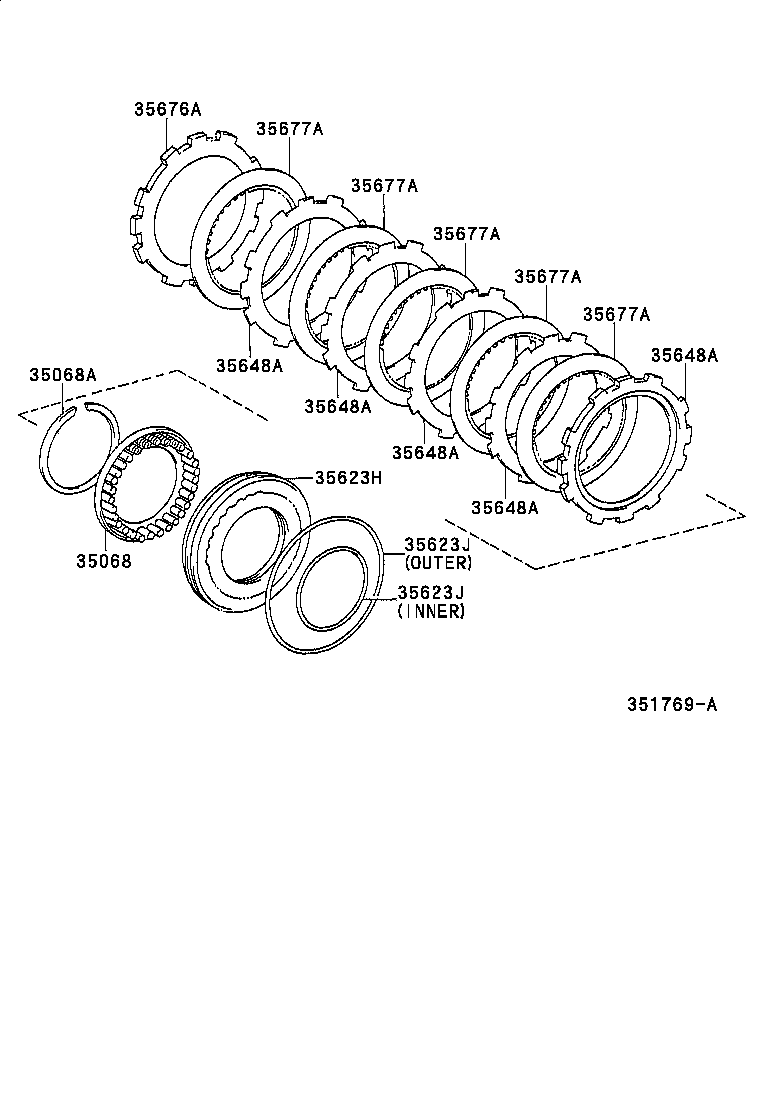 Exploded illustration 351769A