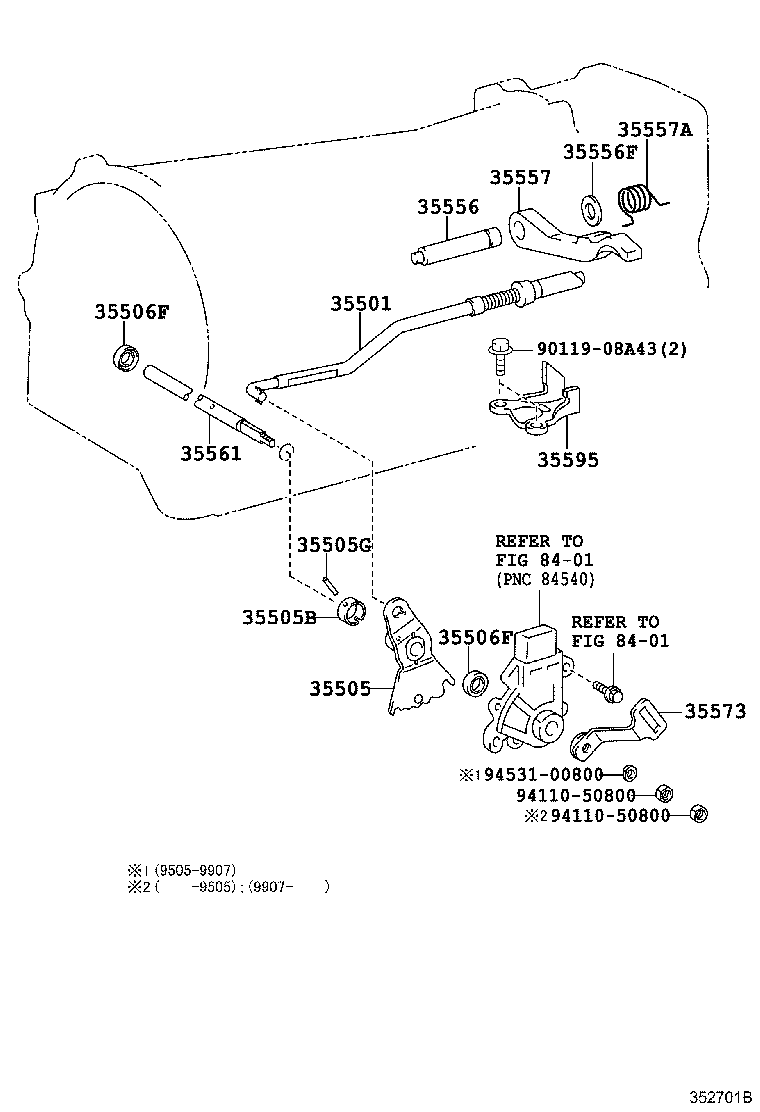 Exploded illustration 352701B