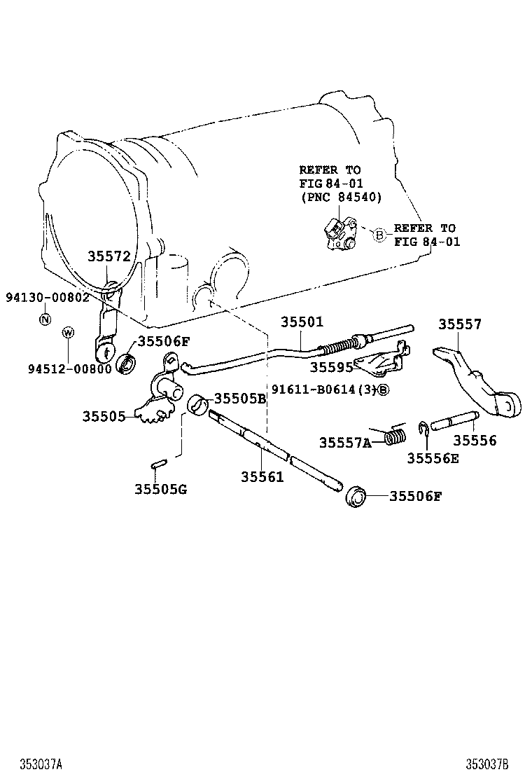 Exploded illustration 353037B