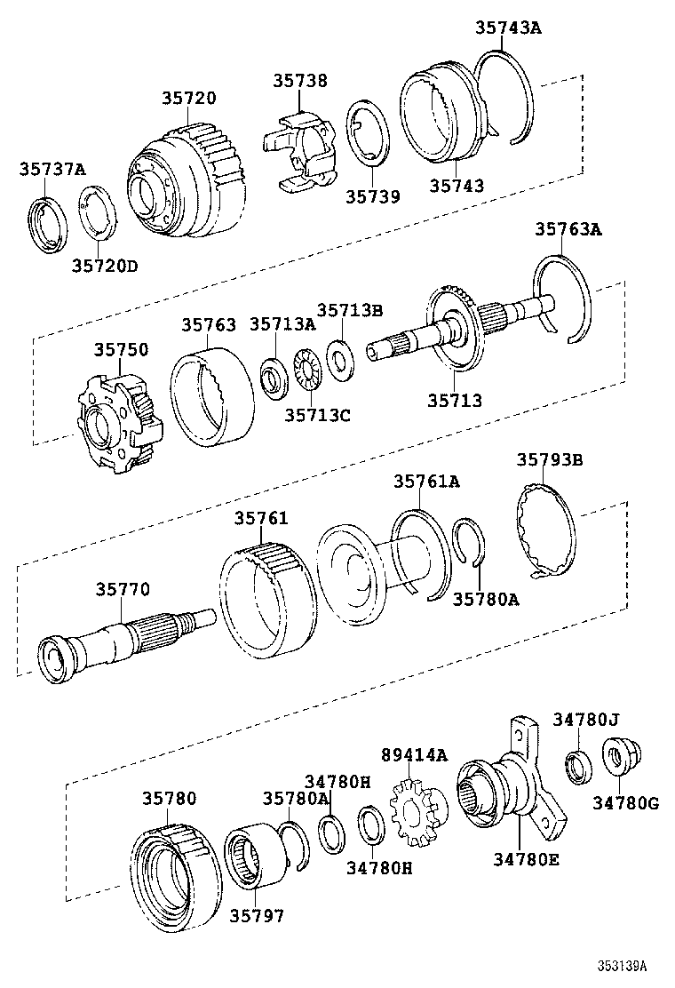 Exploded illustration 353139A