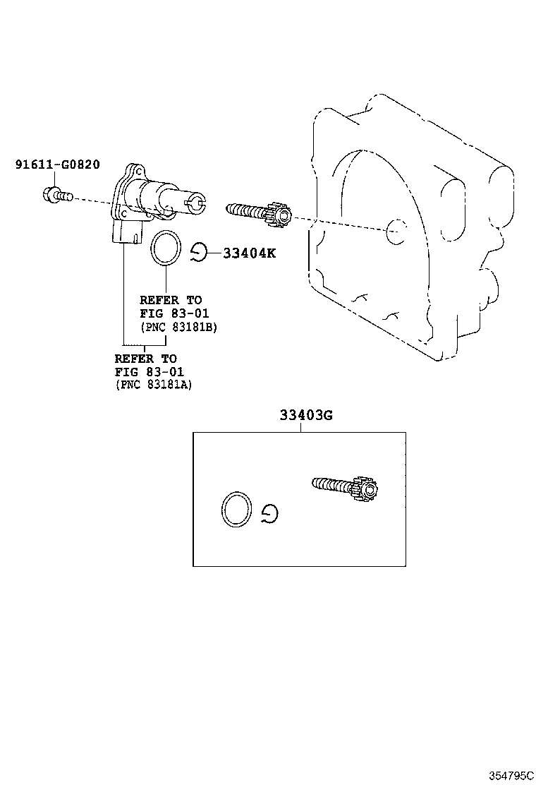 Exploded illustration 354795C