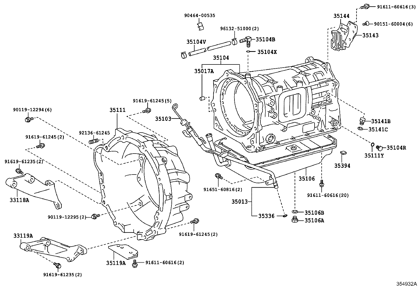 Exploded illustration 354932A