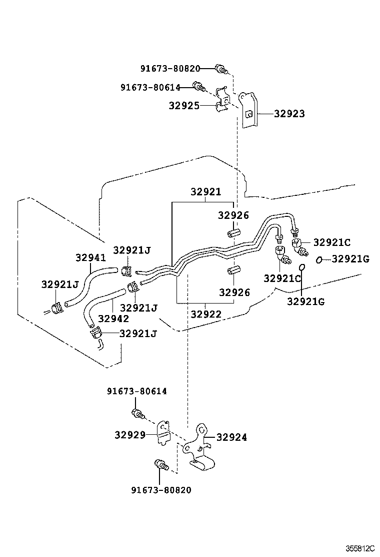 Exploded illustration 355812C