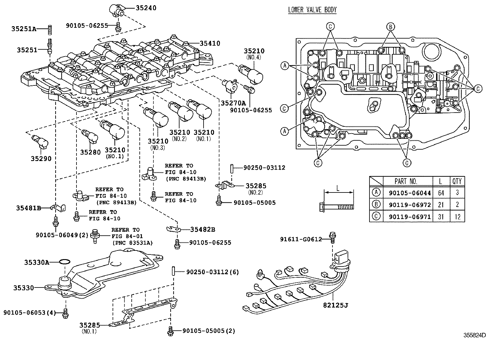 Exploded illustration 355824D