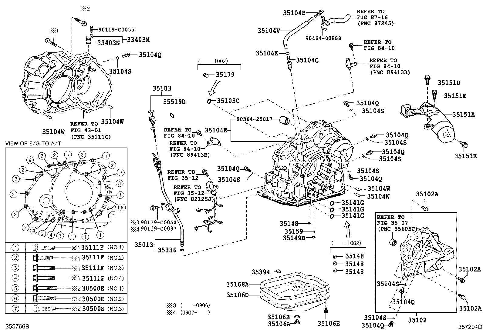 Exploded illustration 357204D