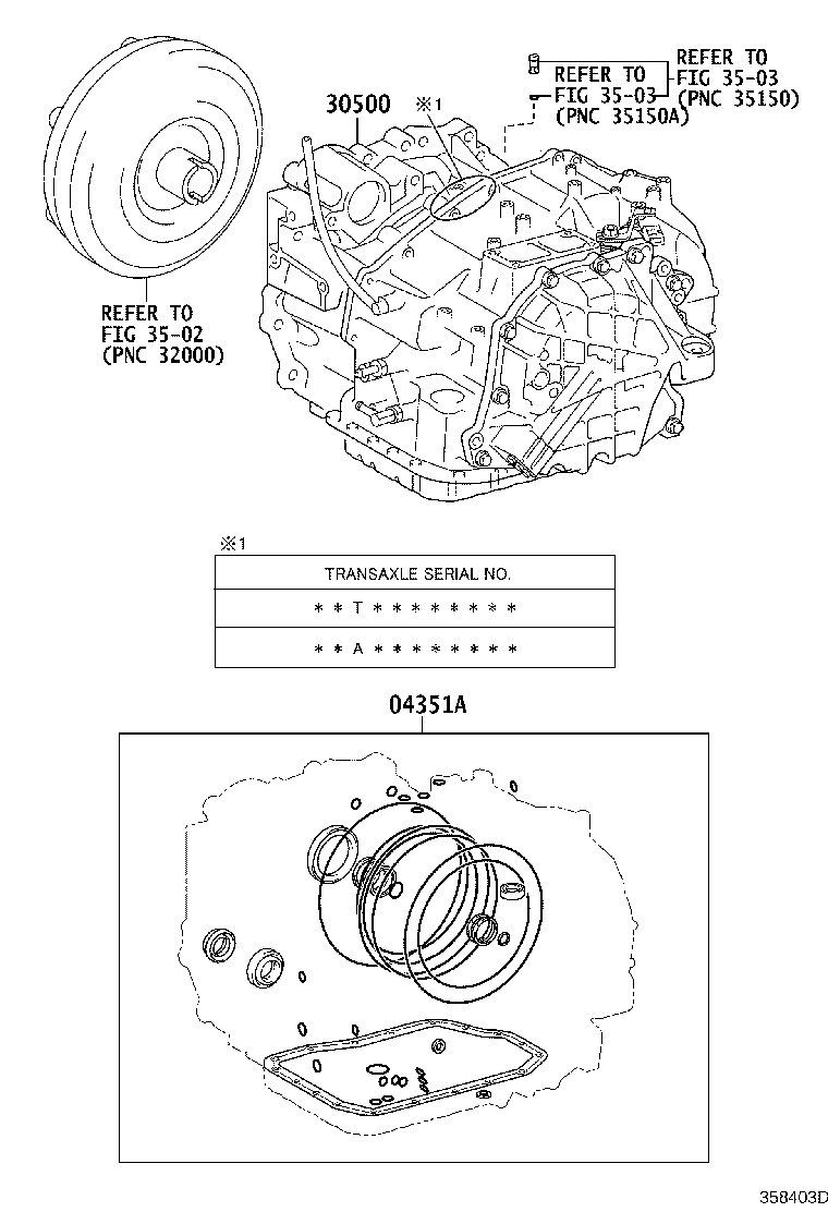 Exploded illustration 358403D