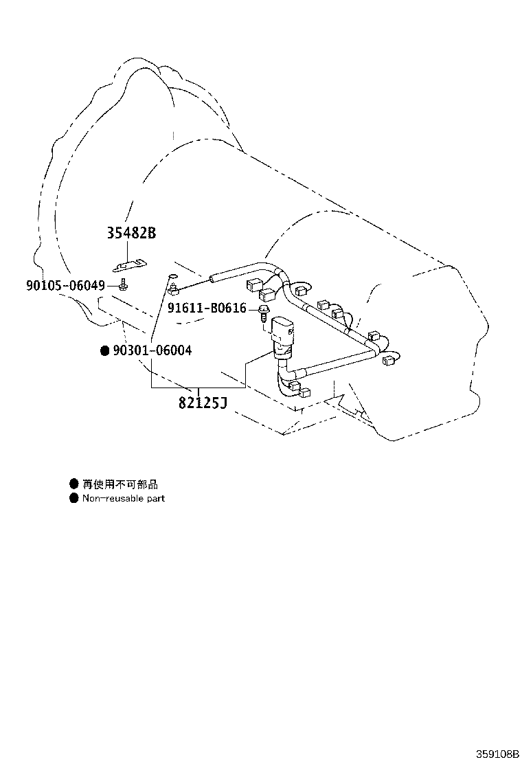 Exploded illustration 359108B