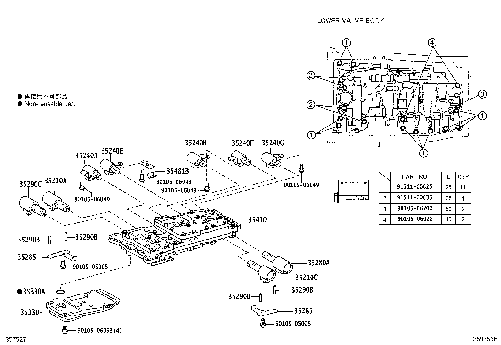 Exploded illustration 359751B