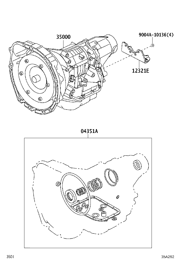Exploded illustration 35A292