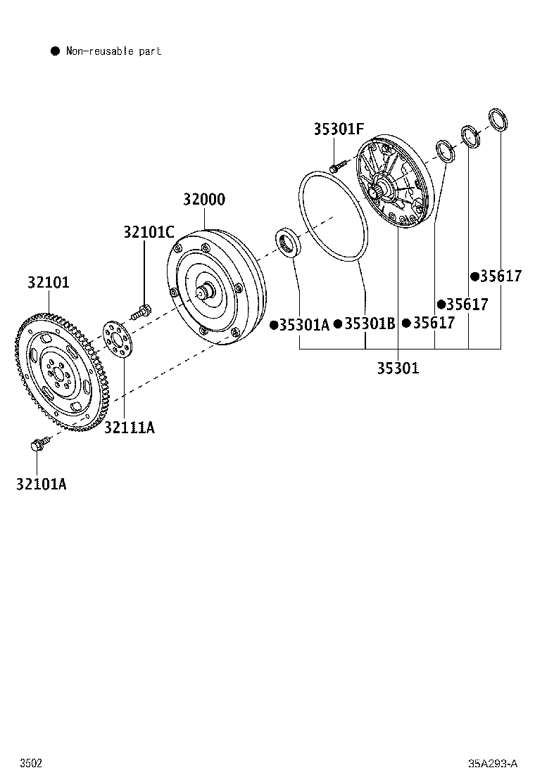 Exploded illustration 35A293A