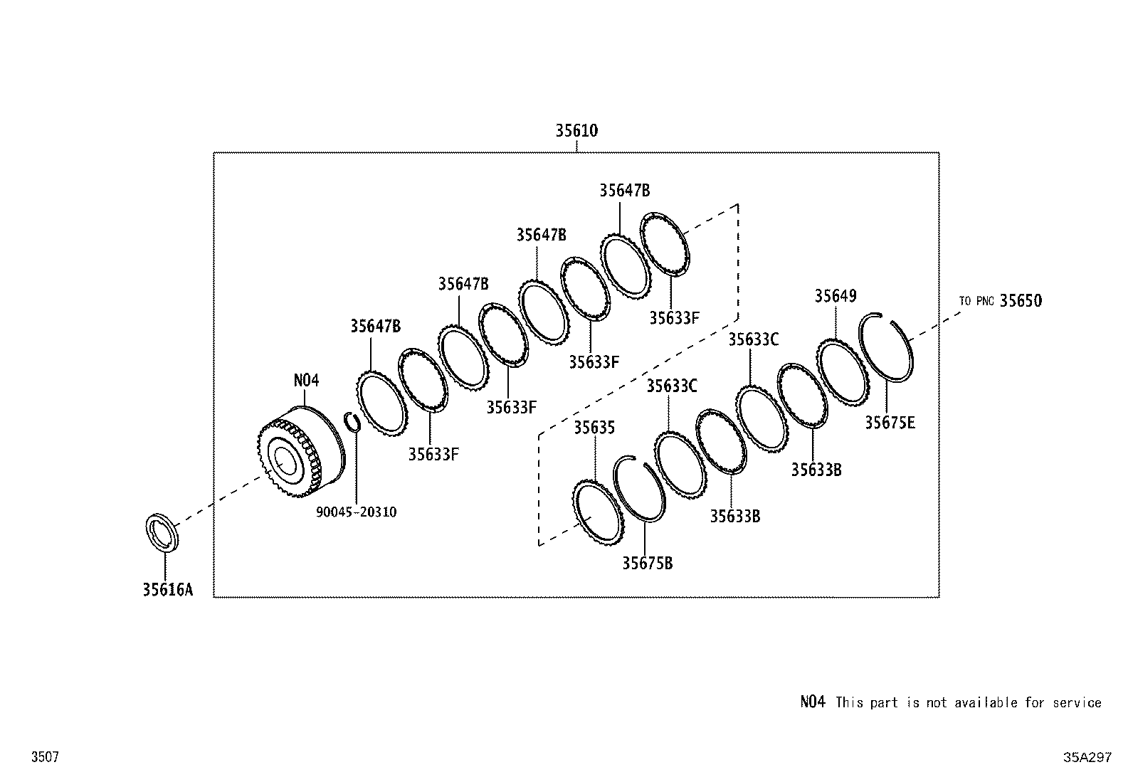 Exploded illustration 35A297