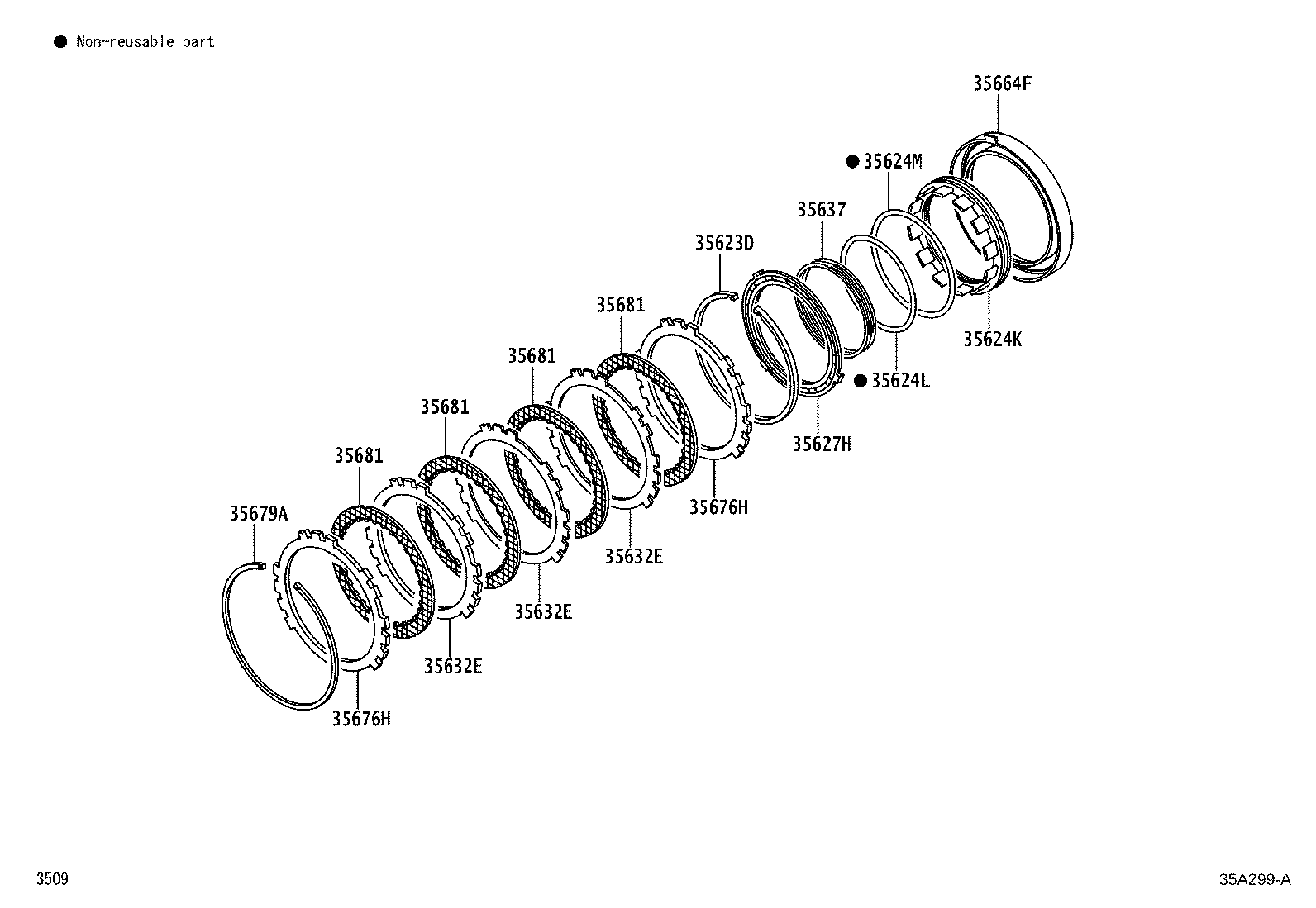 Exploded illustration 35A299A