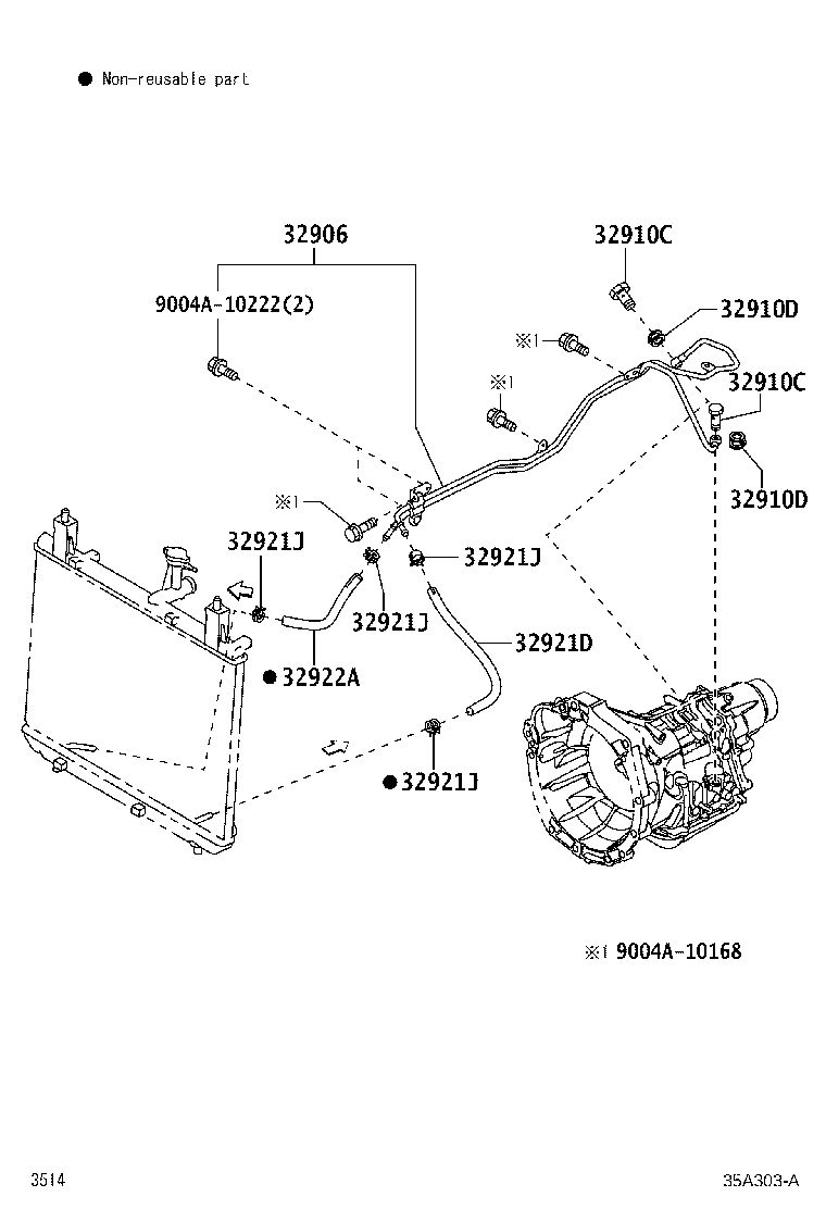 Exploded illustration 35A303A