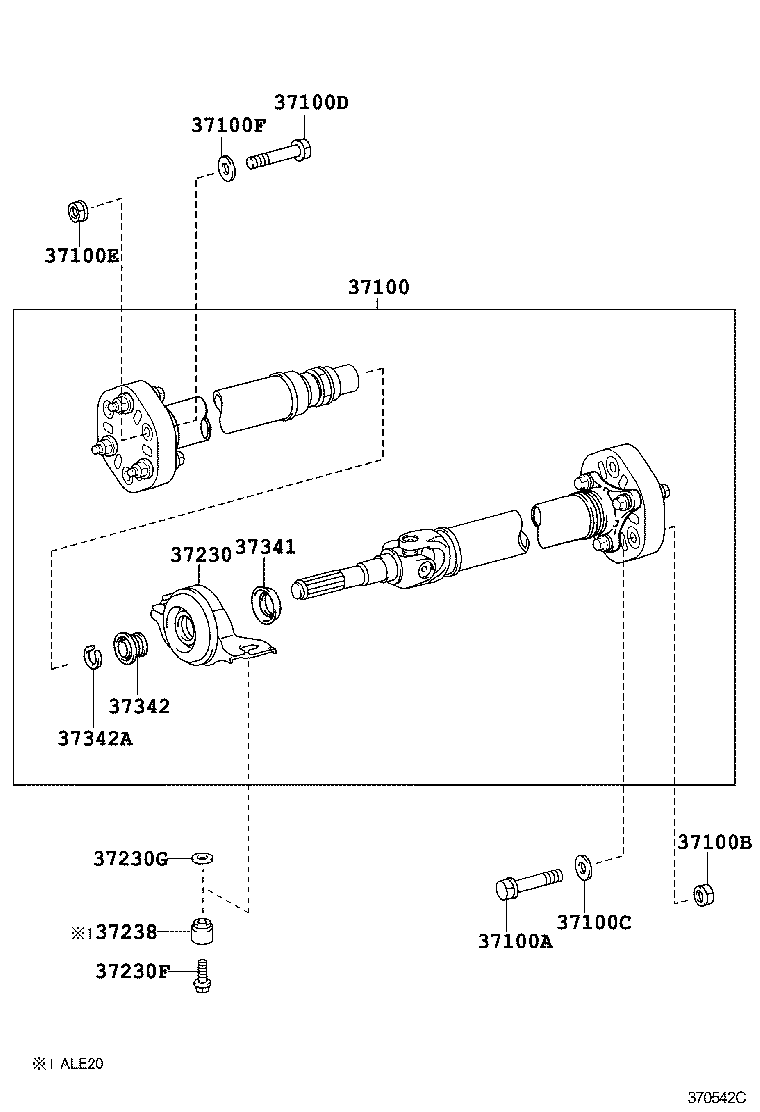 Exploded illustration 370542C