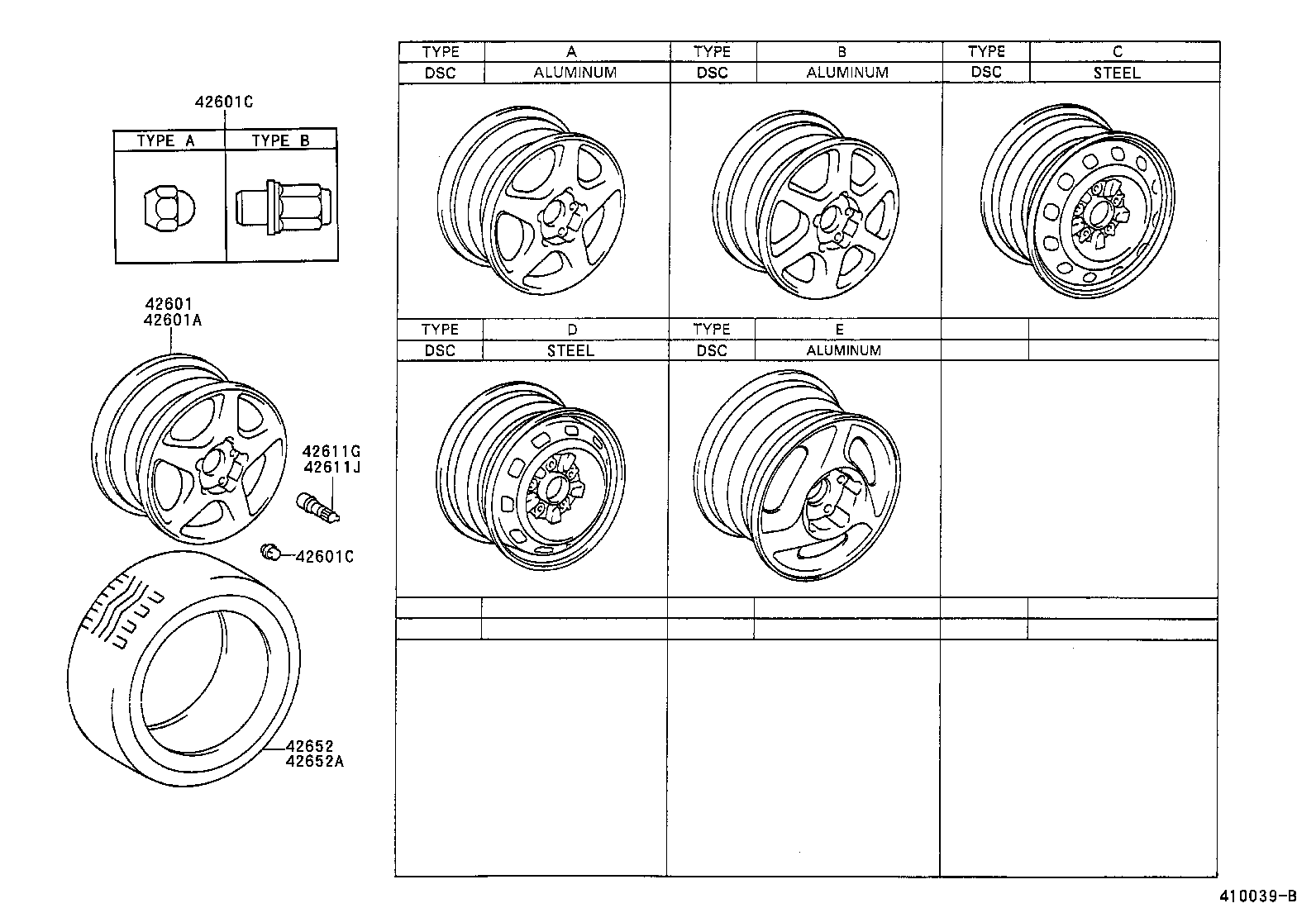 Exploded illustration 410039B