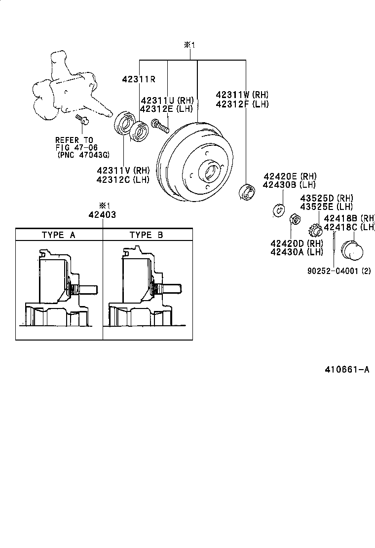 Exploded illustration 410661A