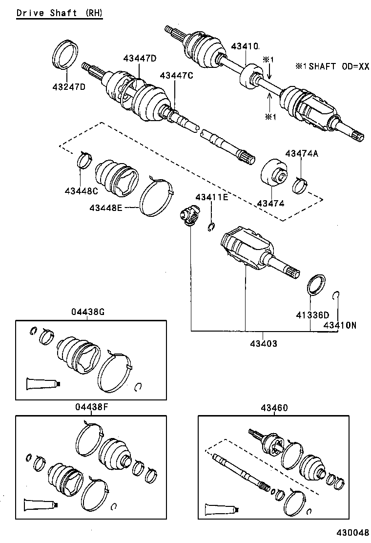 Exploded illustration 430048