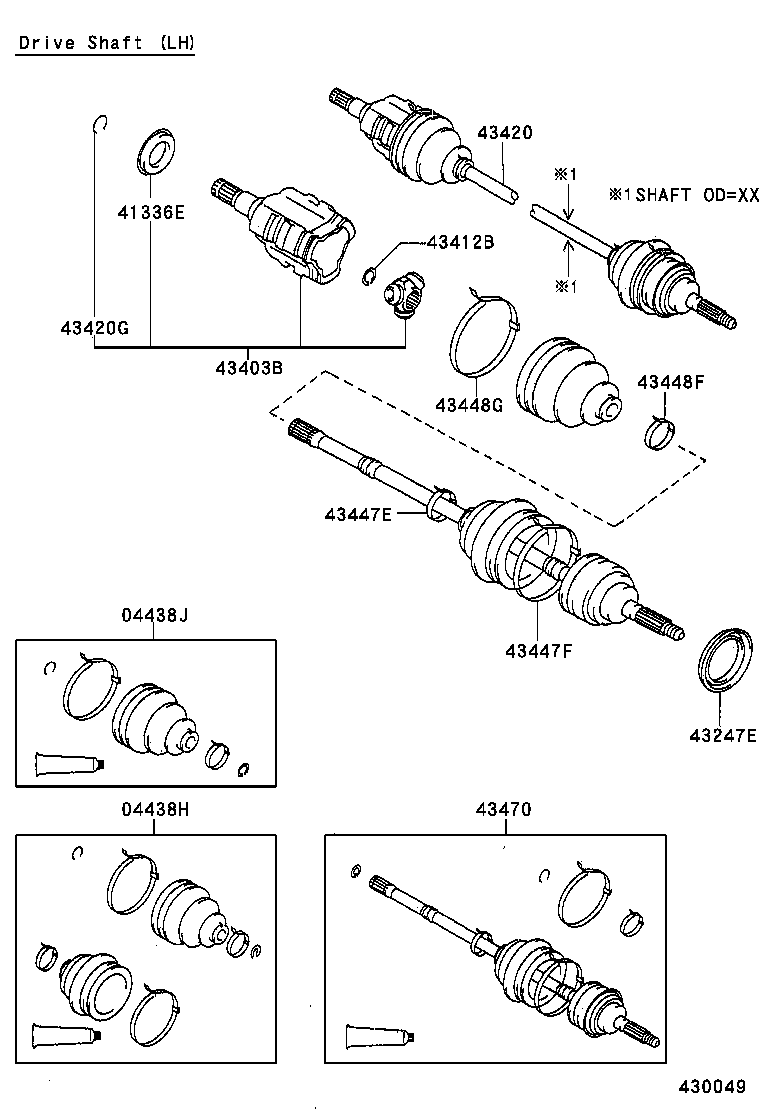 Exploded illustration 430049