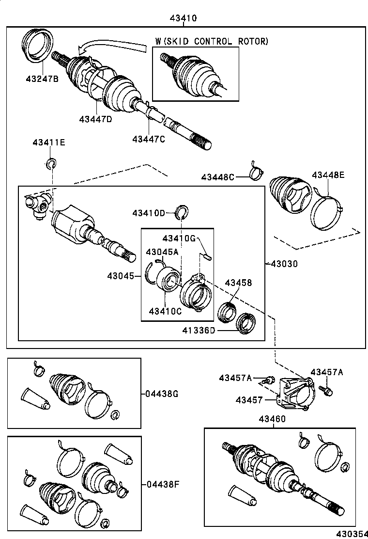 Exploded illustration 430354