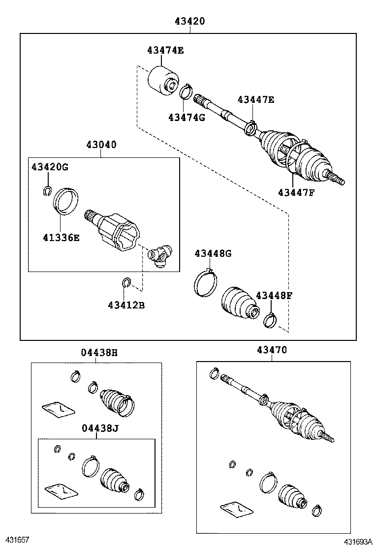Exploded illustration 431693A