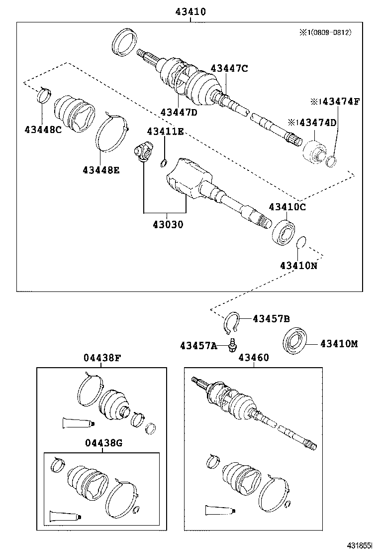 Exploded illustration 431855I