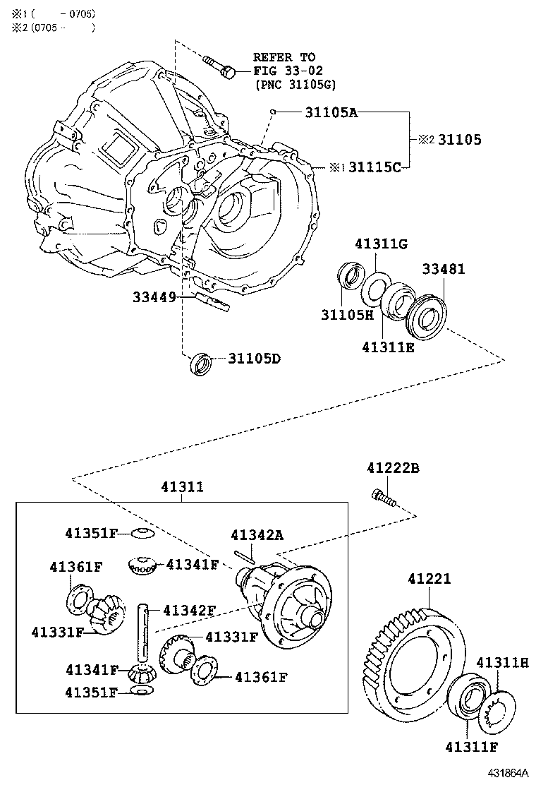Exploded illustration 431864A