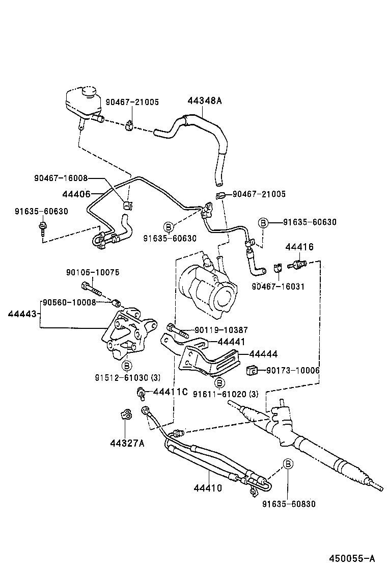 Exploded illustration 450055A