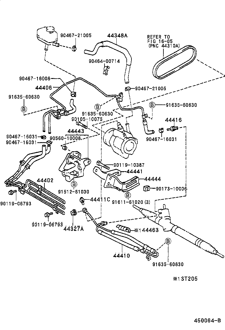 Exploded illustration 450064B