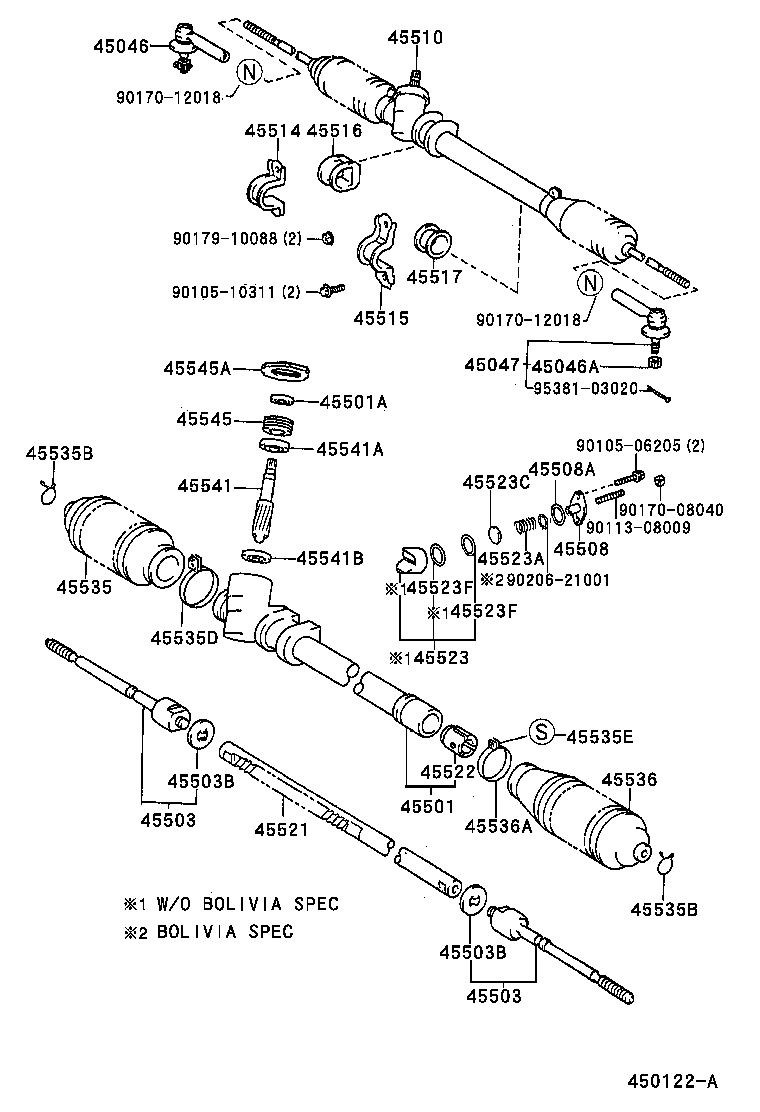 Exploded illustration 450122A