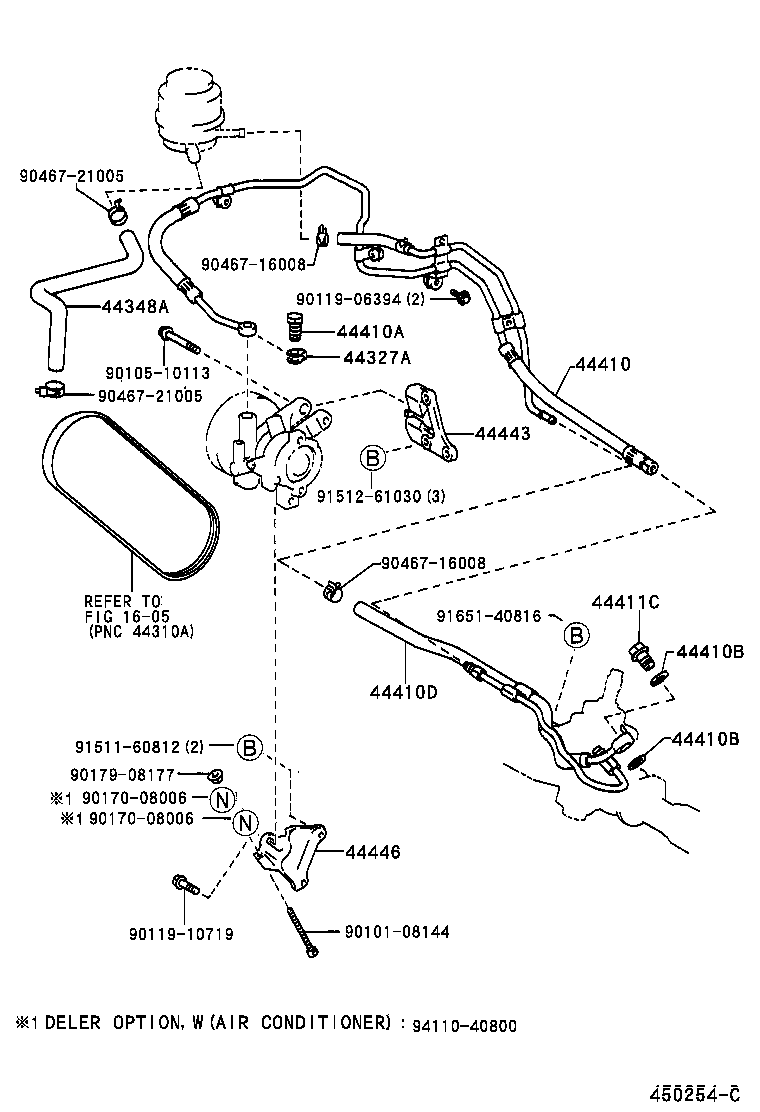 Exploded illustration 450254C
