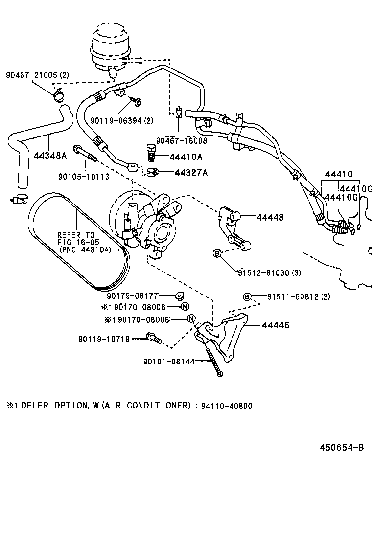 Exploded illustration 450654B