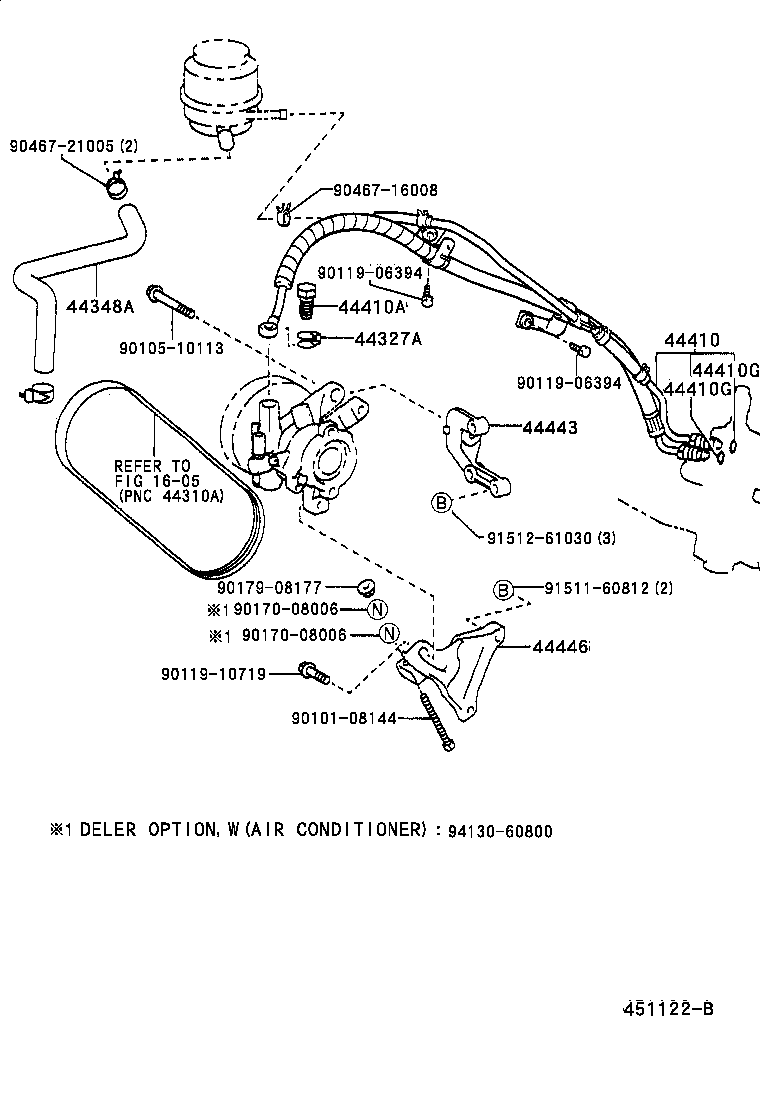 Exploded illustration 451122B