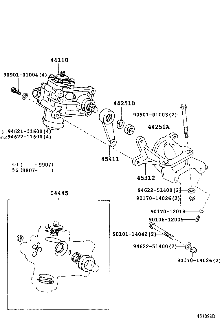Exploded illustration 451899B