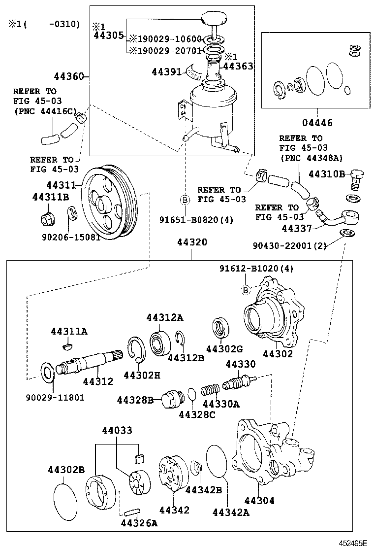 Exploded illustration 452495E