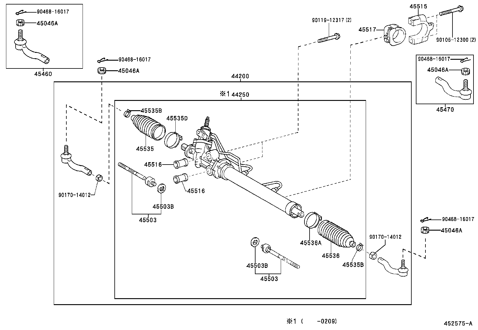 Exploded illustration 452575A