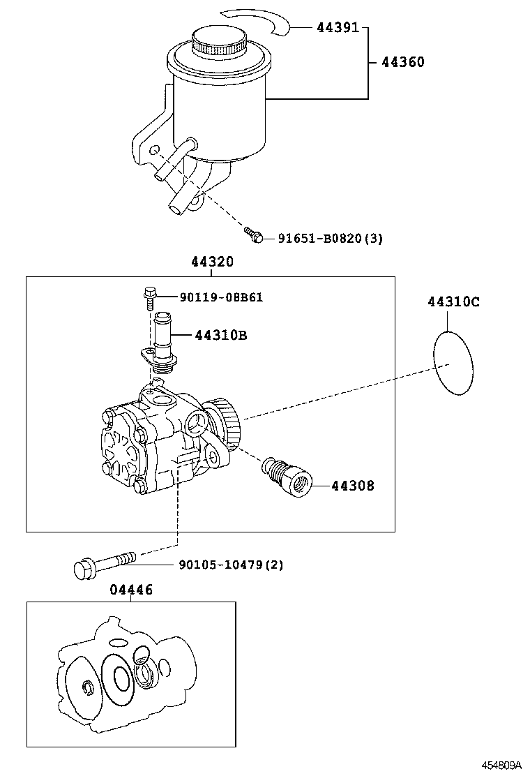 Exploded illustration 454809A