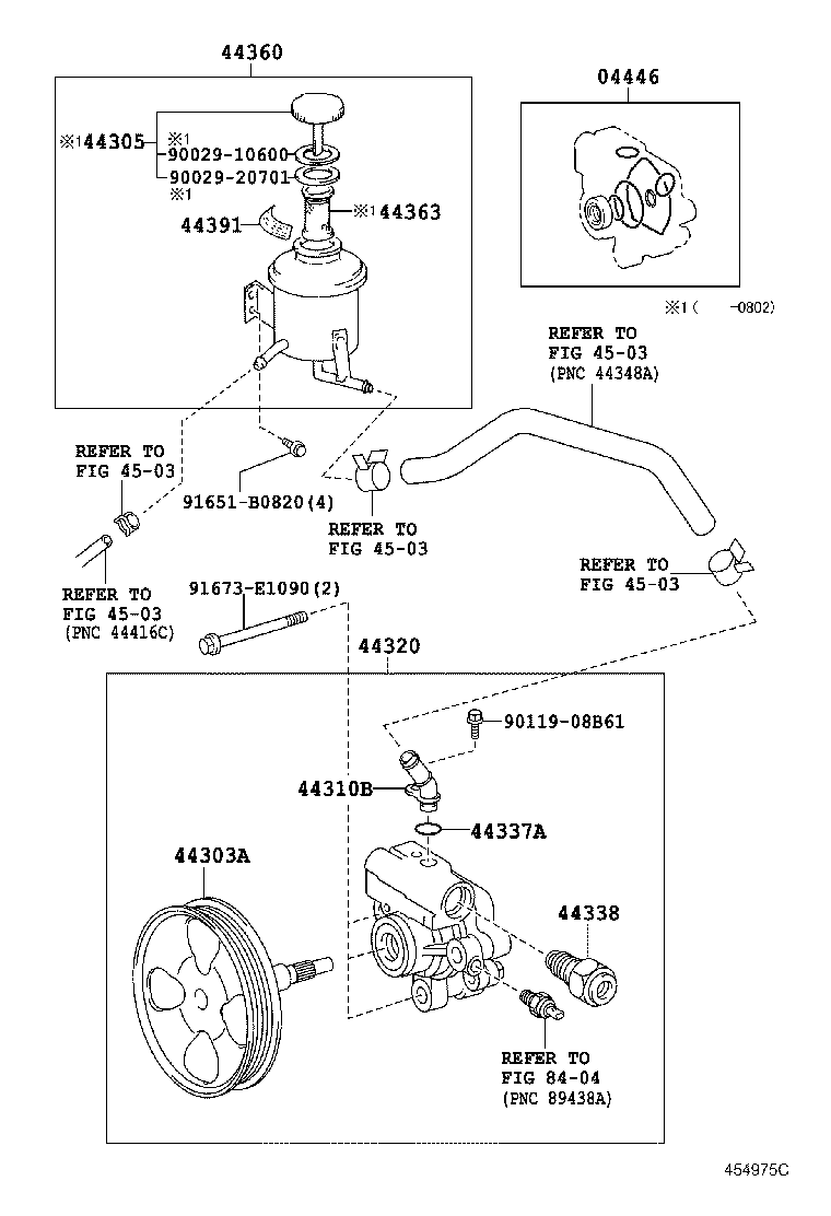 Exploded illustration 454975C