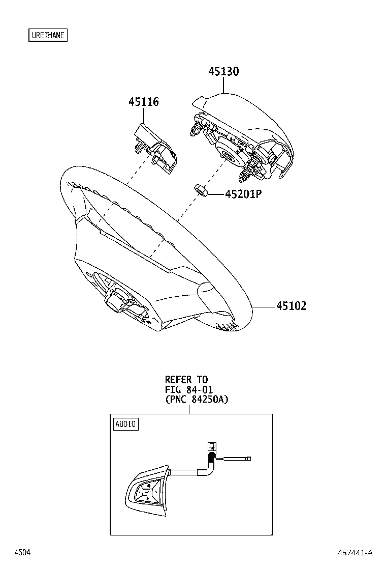 Exploded illustration 457441A