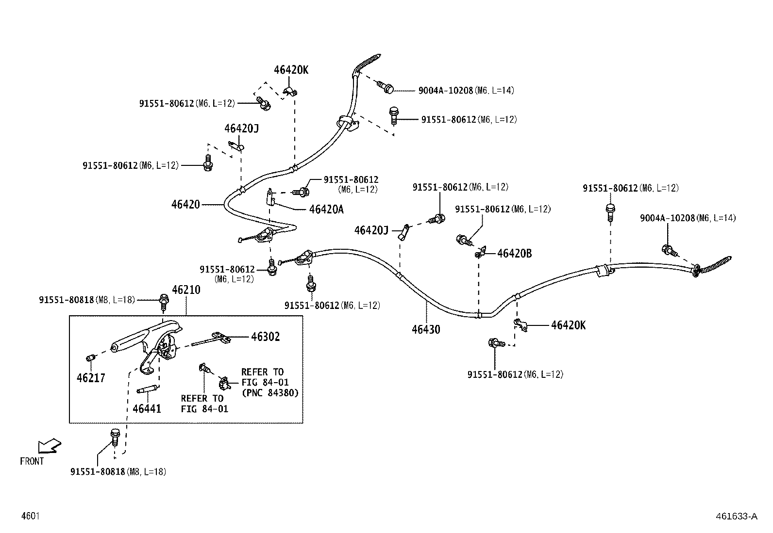 Exploded illustration 461633A