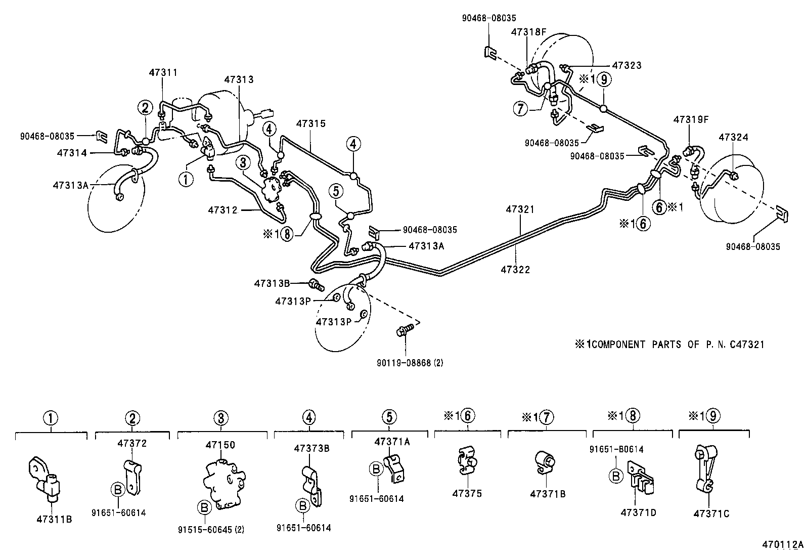Exploded illustration 470112A