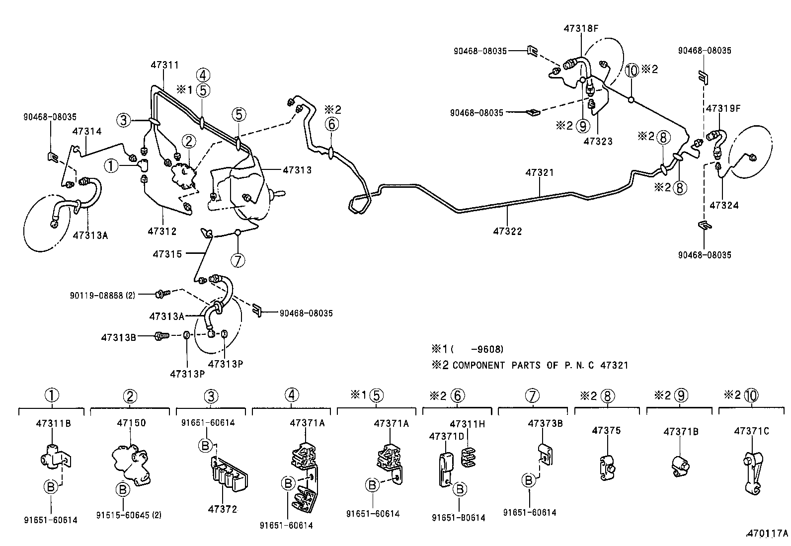Exploded illustration 470117A