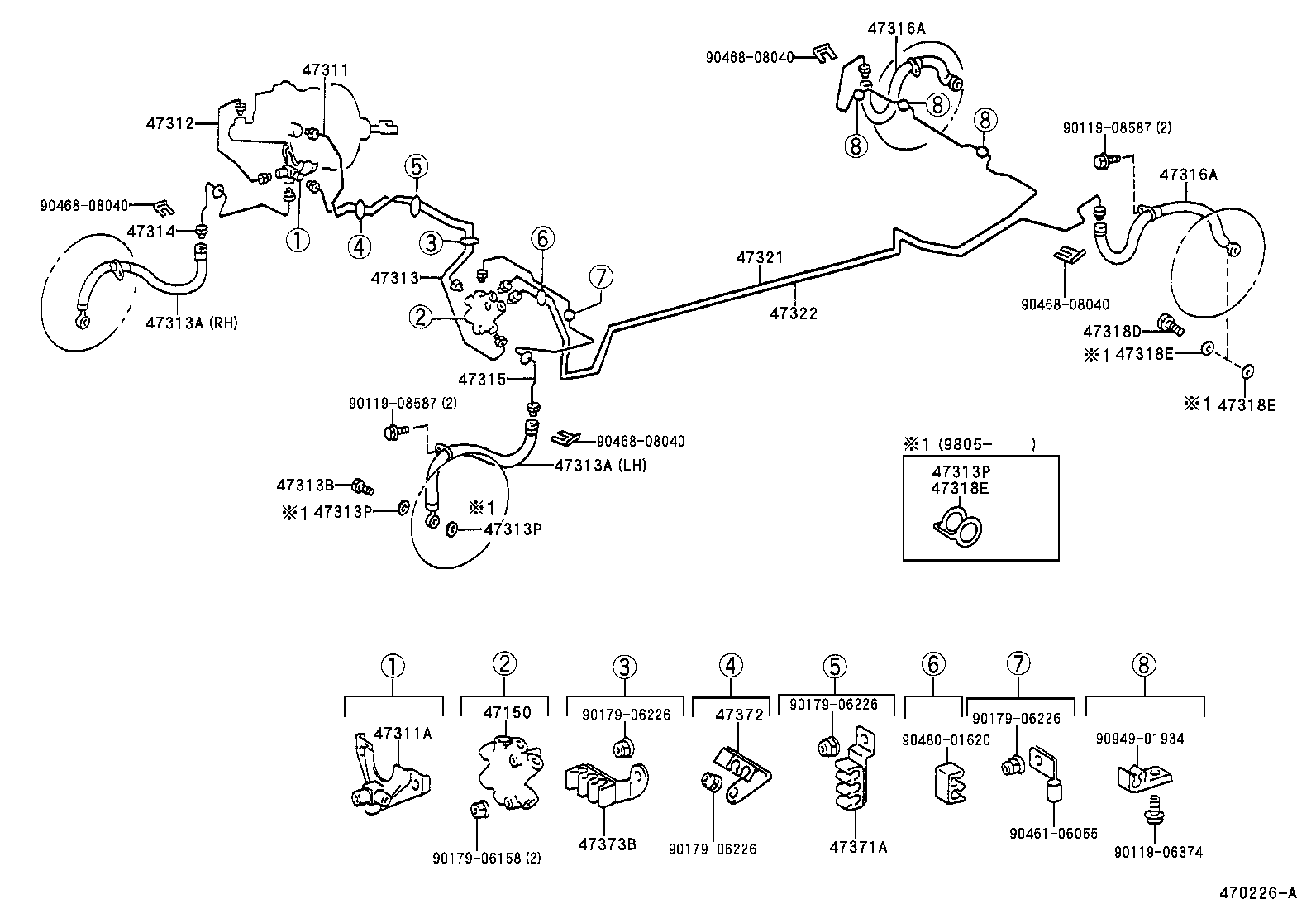 Exploded illustration 470226A