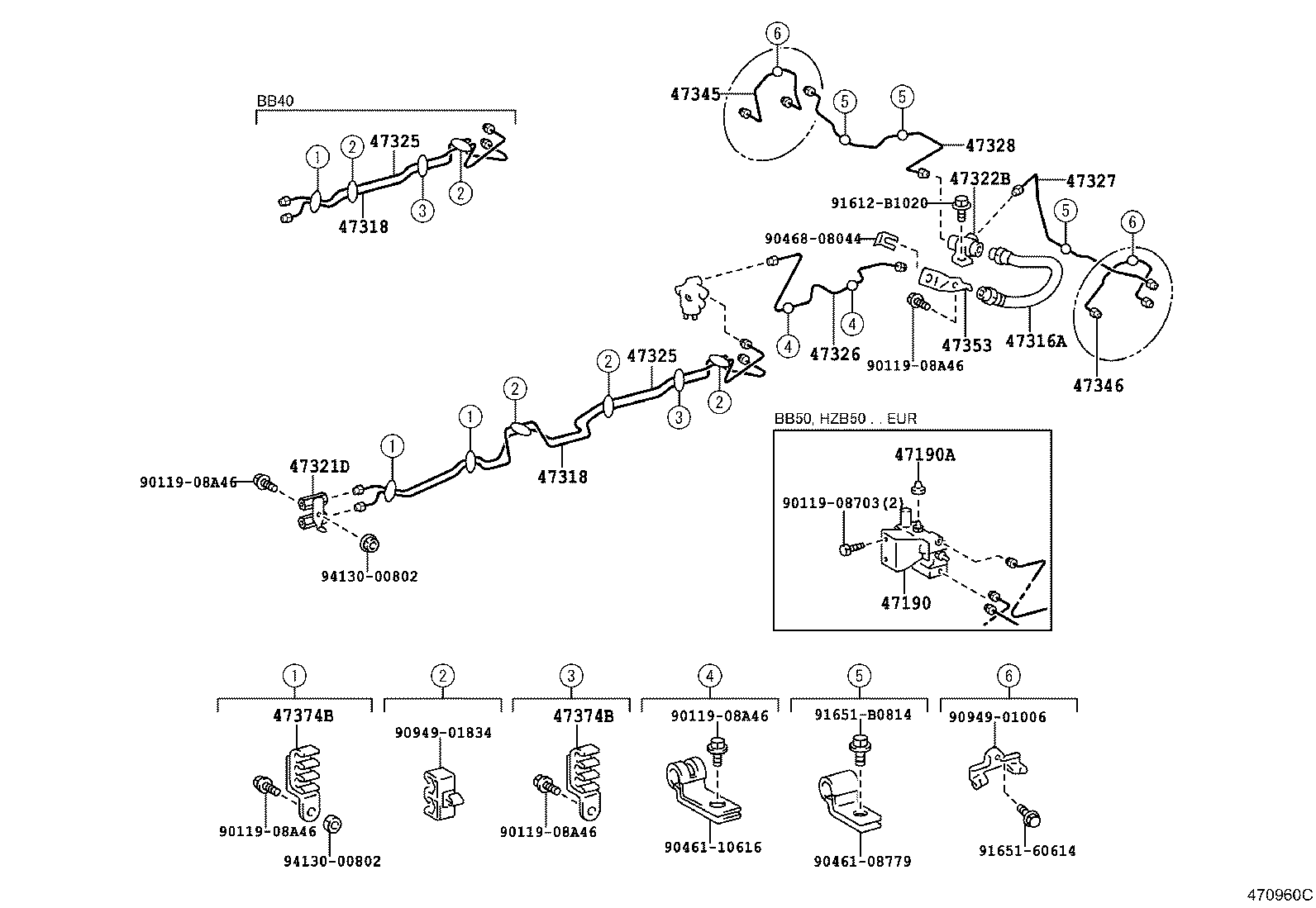 Exploded illustration 470960C