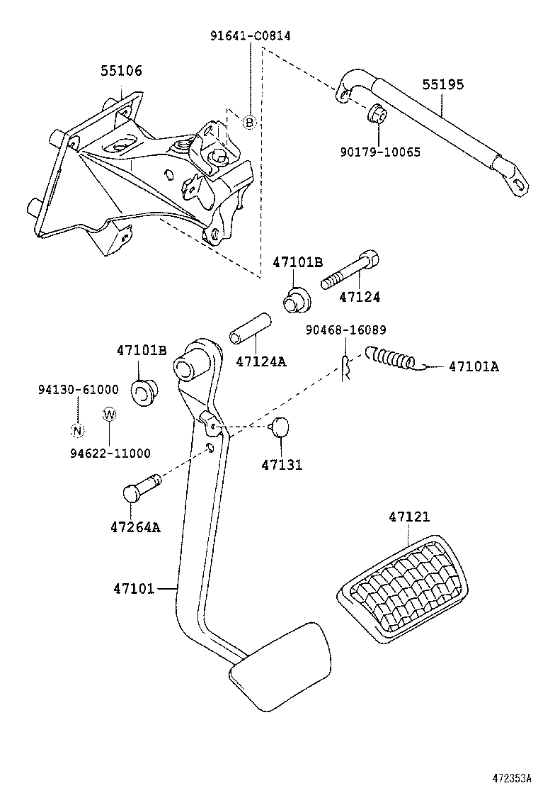 Exploded illustration 472353A